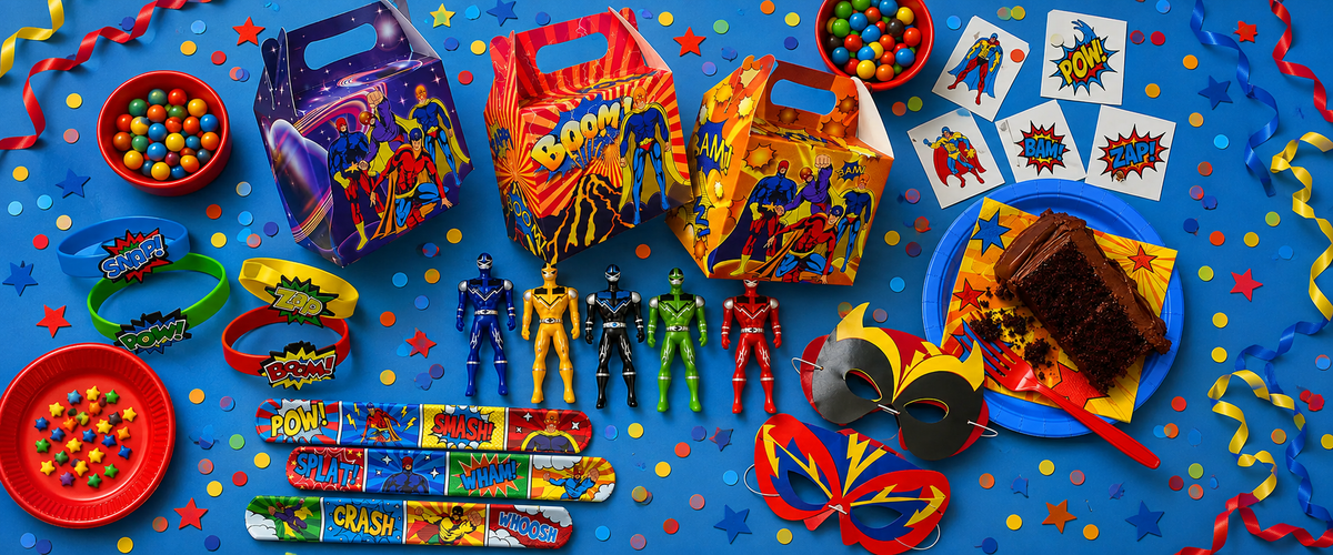 Superhero Party Bags & Fillers