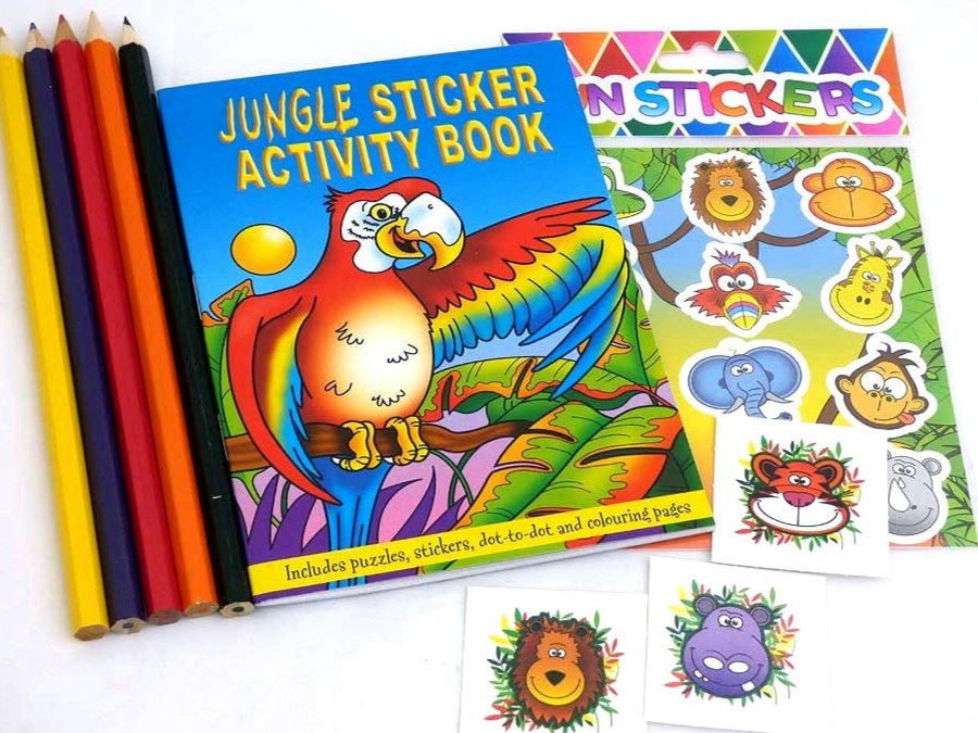 Jungle Sticker Party Bag