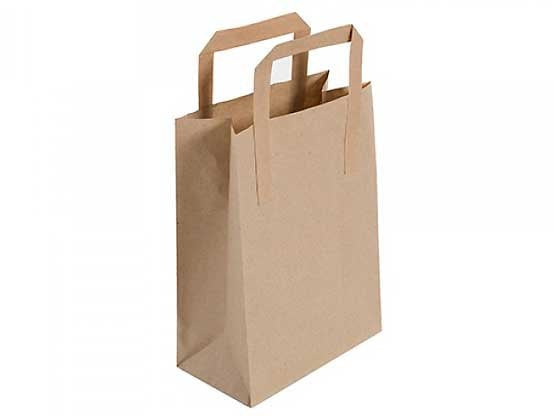 Brown Recyclable Carry Bag