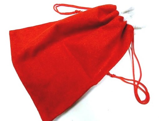 Drawstring Felt Santa's Sack