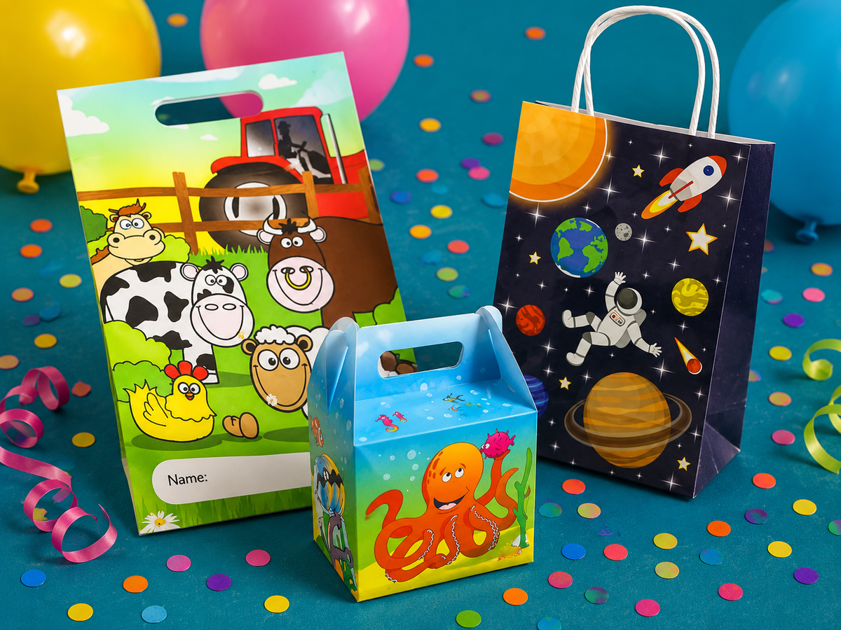 Empty Party Bags & Boxes