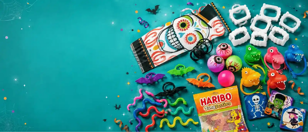Halloween party bags and fillers for kids' Halloween parties