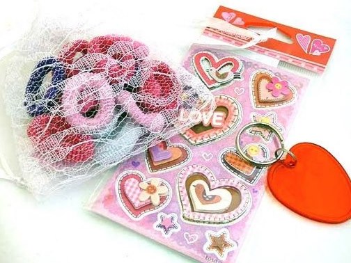 Lacy Love Heart Party Bag
