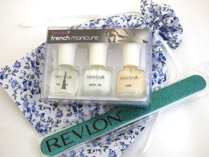French Manicure Floral Party Bag