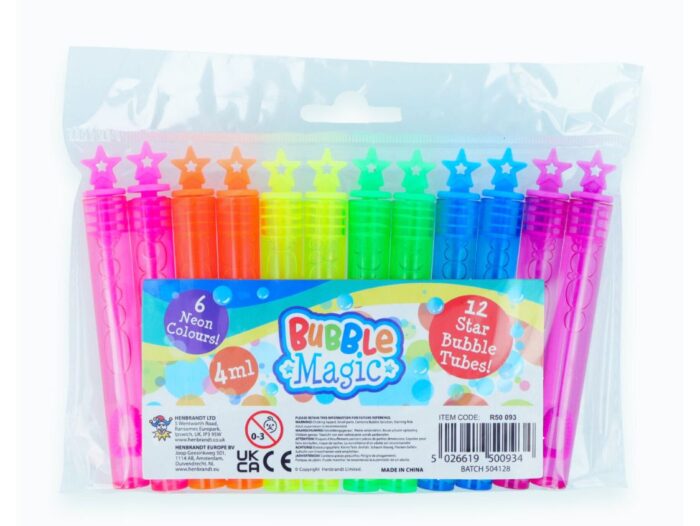 12 Pack Bubble Tubes