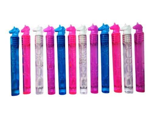 12 Unicorn Bubble Tube Multipack
