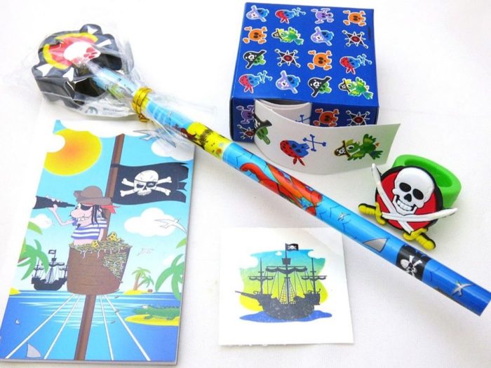 Pirate Stationery Paper Party Bag