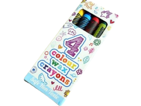 4 Wax Crayons