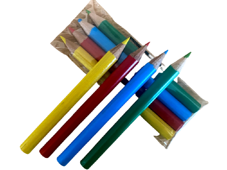 4 pack colouring pencils