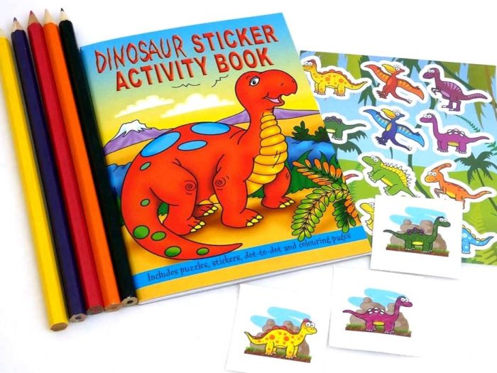 Dinosaur Sticker Party Bag