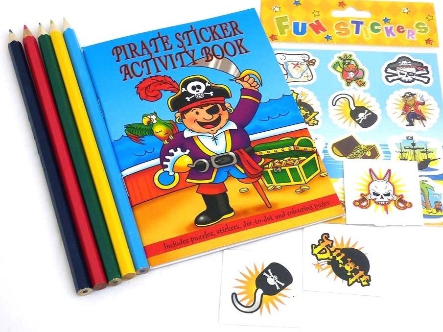 Pirate Sticker Party Bag