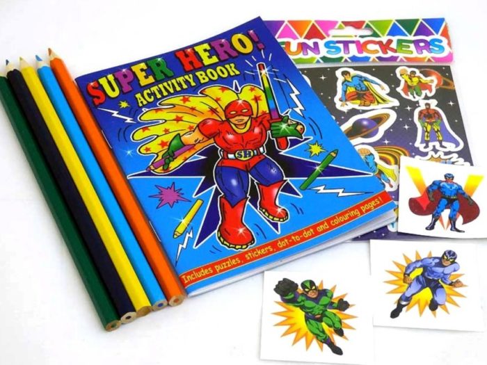 Superhero Sticker Party Bag