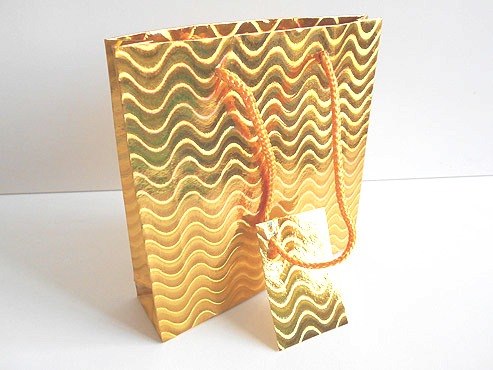 Gold Holographic Gift Bag