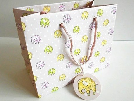 Large Baby Elephant Gift Bag