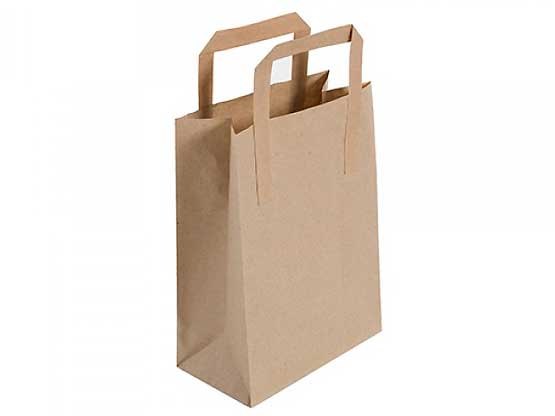 Brown Recyclable Carry Bag