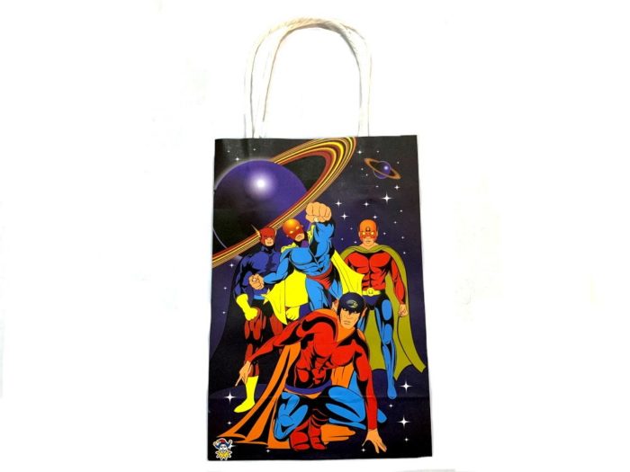 Super Hero Paper Party Bag (21x14x7)
