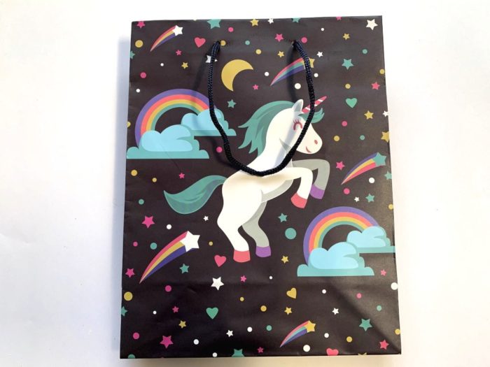 Unicorn Paper Party / Gift Bag wt handles(24x19x8)