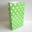 Green Polka Dot Paper Bag (25x13x8)