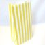 Yellow Candy Stripe Paper Bag (25x13x8)