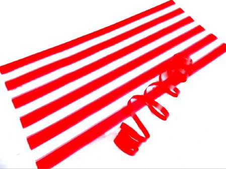 Red Stripe Cello Party Bag