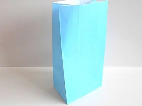 Baby Blue Paper Party Bag