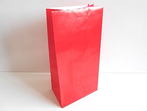Ruby Red Paper Party Bag