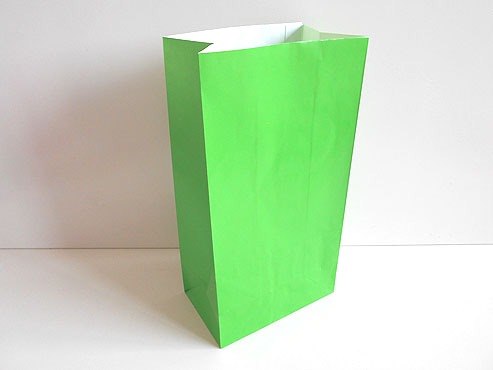 Emerald Green Paper Party Bag 26x13x9)
