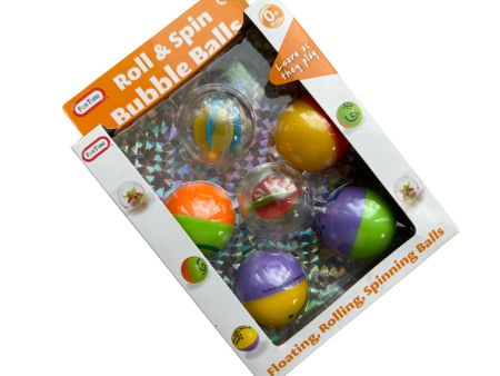 6 Roll & Spin Bubble Balls