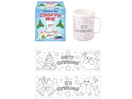 Christmas Colouring Mug