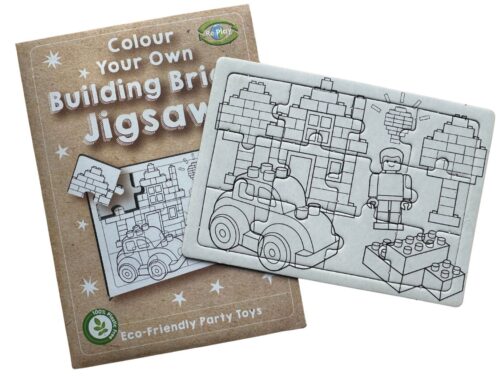 Colour-in Building Bricks Jigsaw