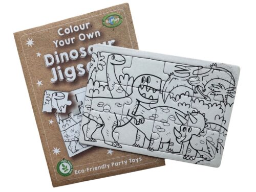 Colour-in Dinosaur Jigsaw
