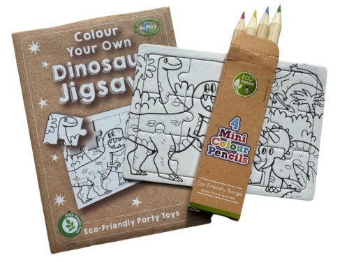 Dinosaur Colouring Eco Party Bag