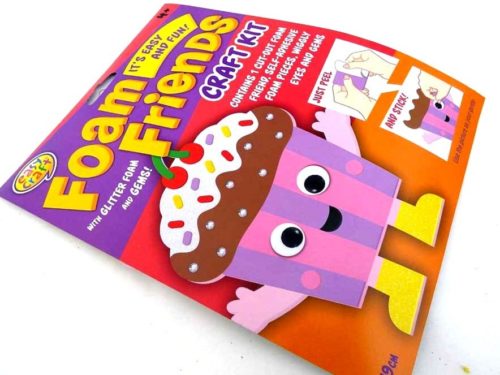 Easy Craft - Foam Friends - CUPCAKE