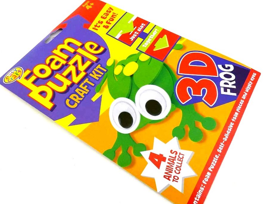 Easy Craft Kit -3D Foam Puzzle - FROG