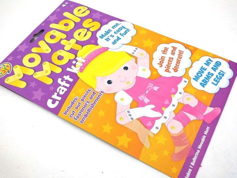 Easy Craft Kit Movable Mates BALLERINA Party Bags and Party Bag