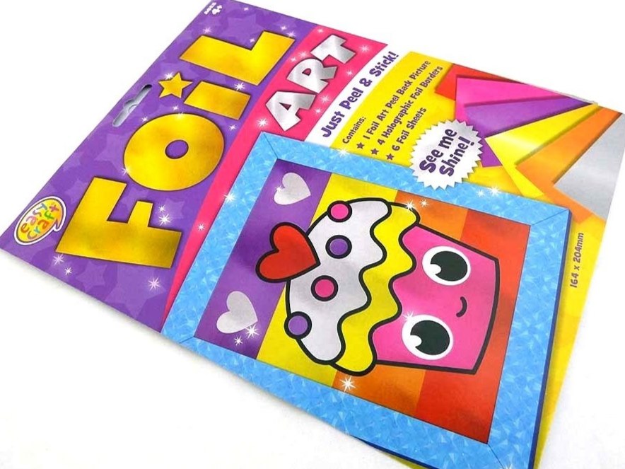 Easy Craft Kit - Foil Art - CUPCAKE