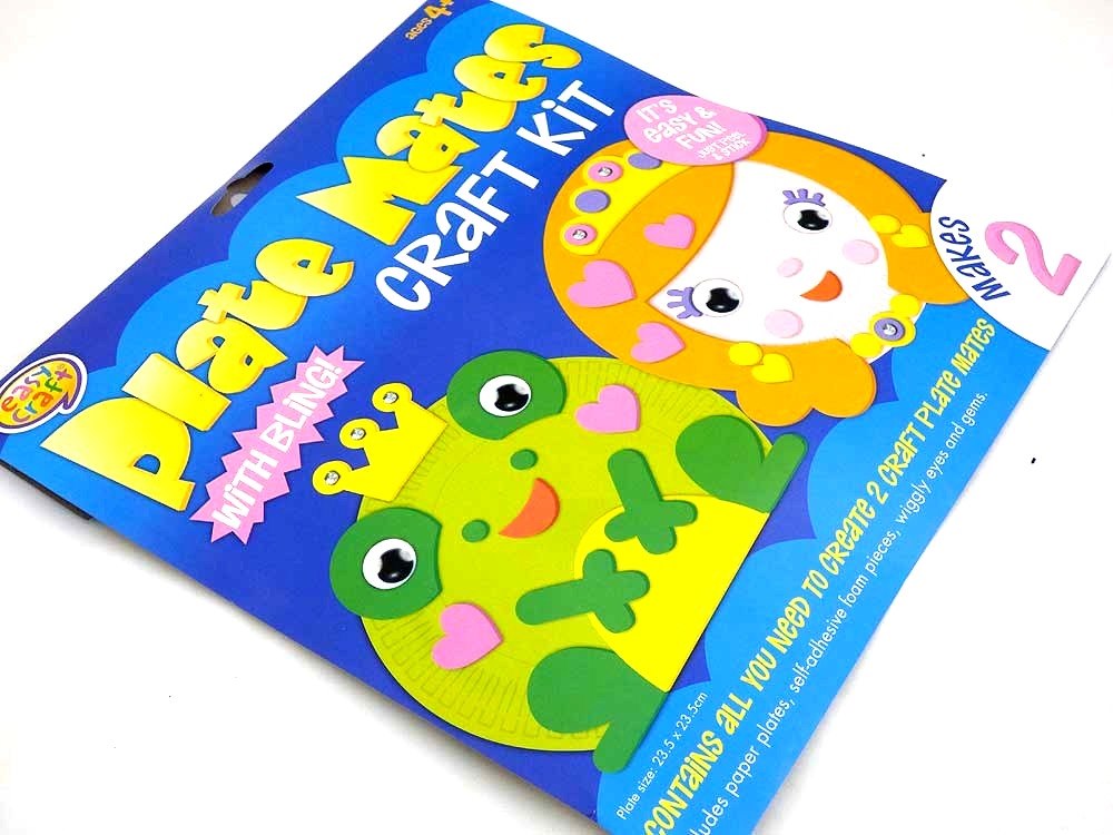 Easy Craft Kit - Plate Mates - FROG & PRINCESS