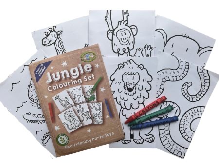 Eco Jungle Colouring Set