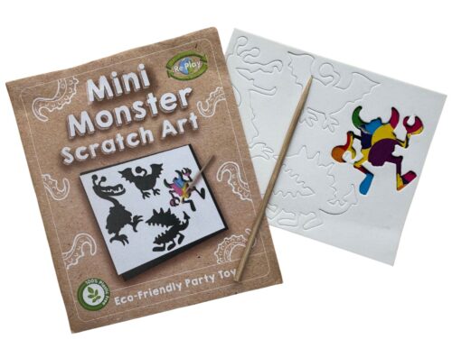 Eco Monster Scratch Art Kit