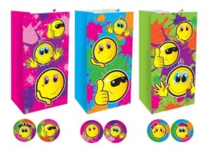 Emoji Party Bag with Sticker