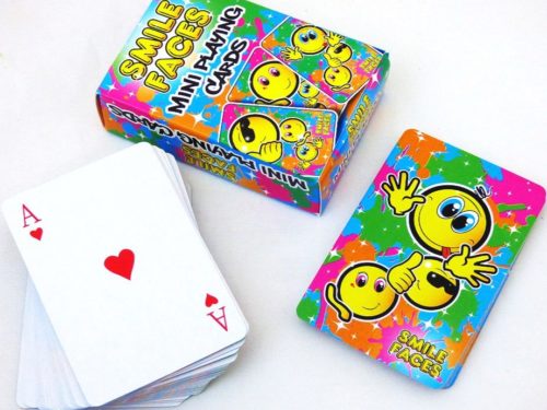 Smiley Faces Miniature Playing Cards