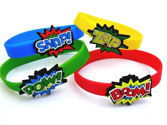 Super Hero Silicone Wrist Band