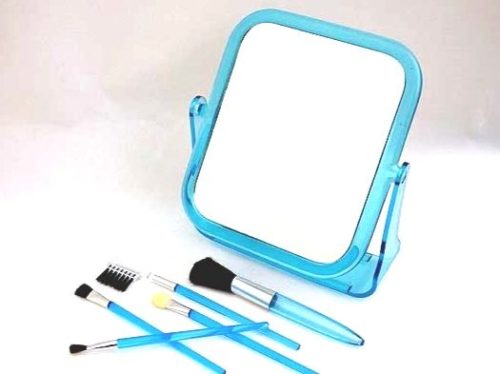 Makeup Mirror & Brushes