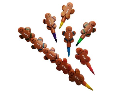 Gingerbread Stacking Crayons