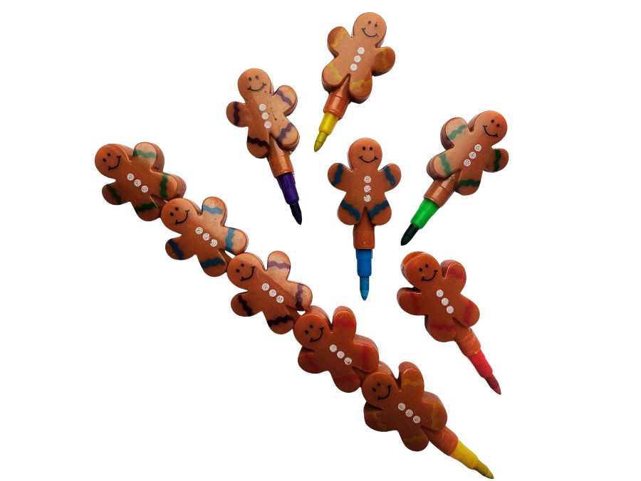 Gingerbread Stacking Crayons