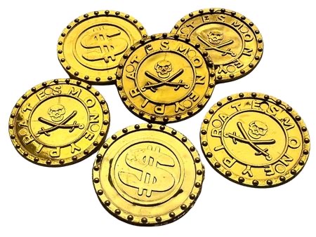Golden Pirate Coin