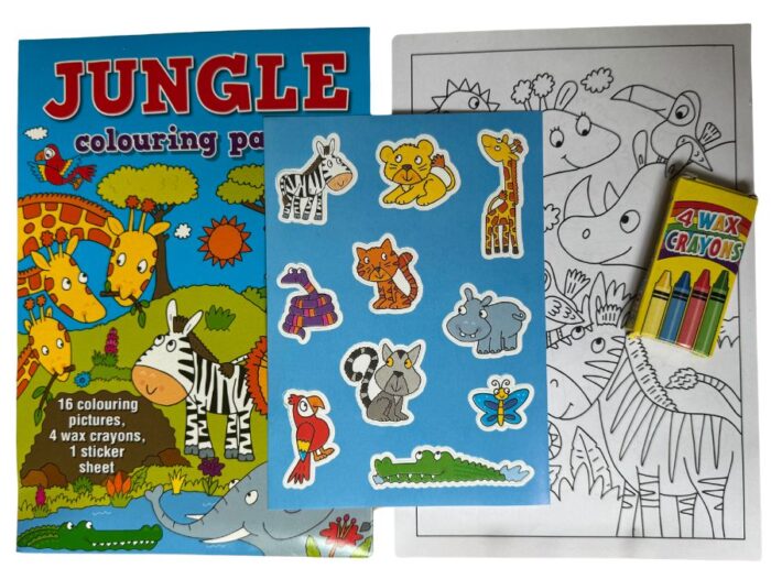 Jungle Colouring Activity Pack