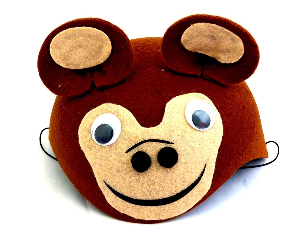 Felt Brown Bear Hat