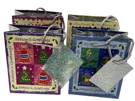 Metallic Christmas Gift Bag