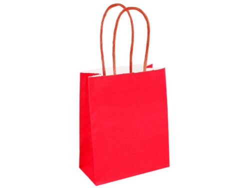 Mini Red Paper Party Bag